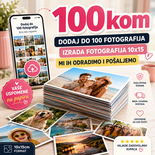 Izrada fotografija | 100kom – Šta Pokloniti RS