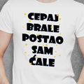 Muška majica „Cepaj brale – postao sam ćale“ – Šta Pokloniti RS