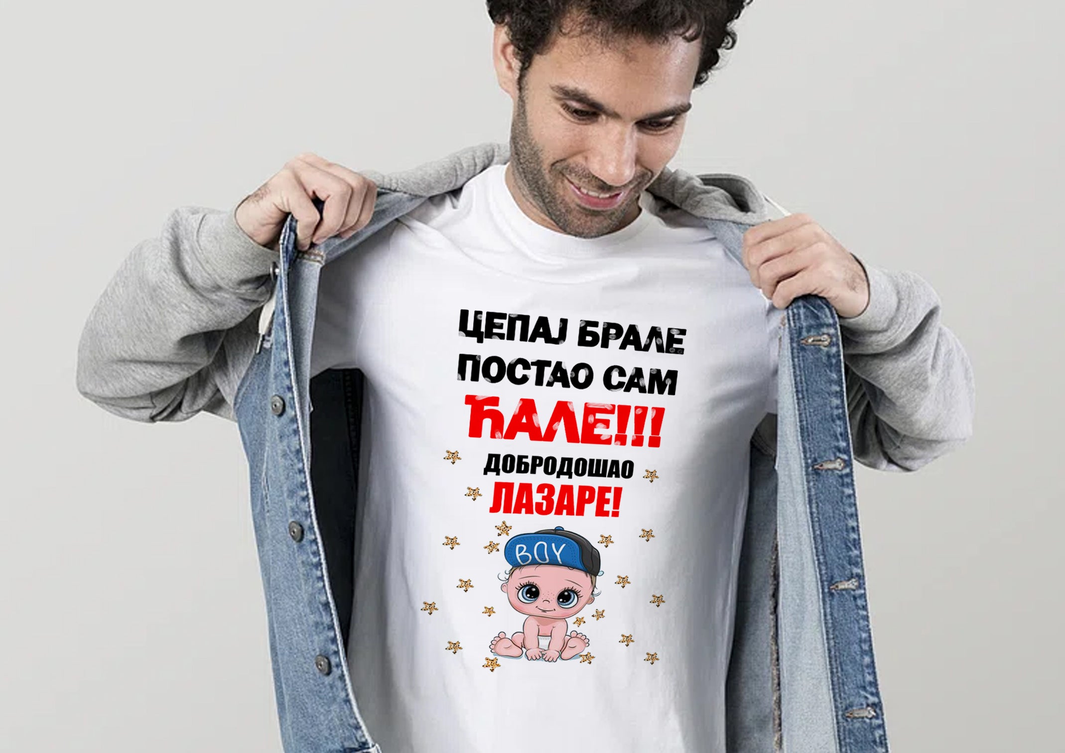 Majice za rođenje deteta - DEČAK