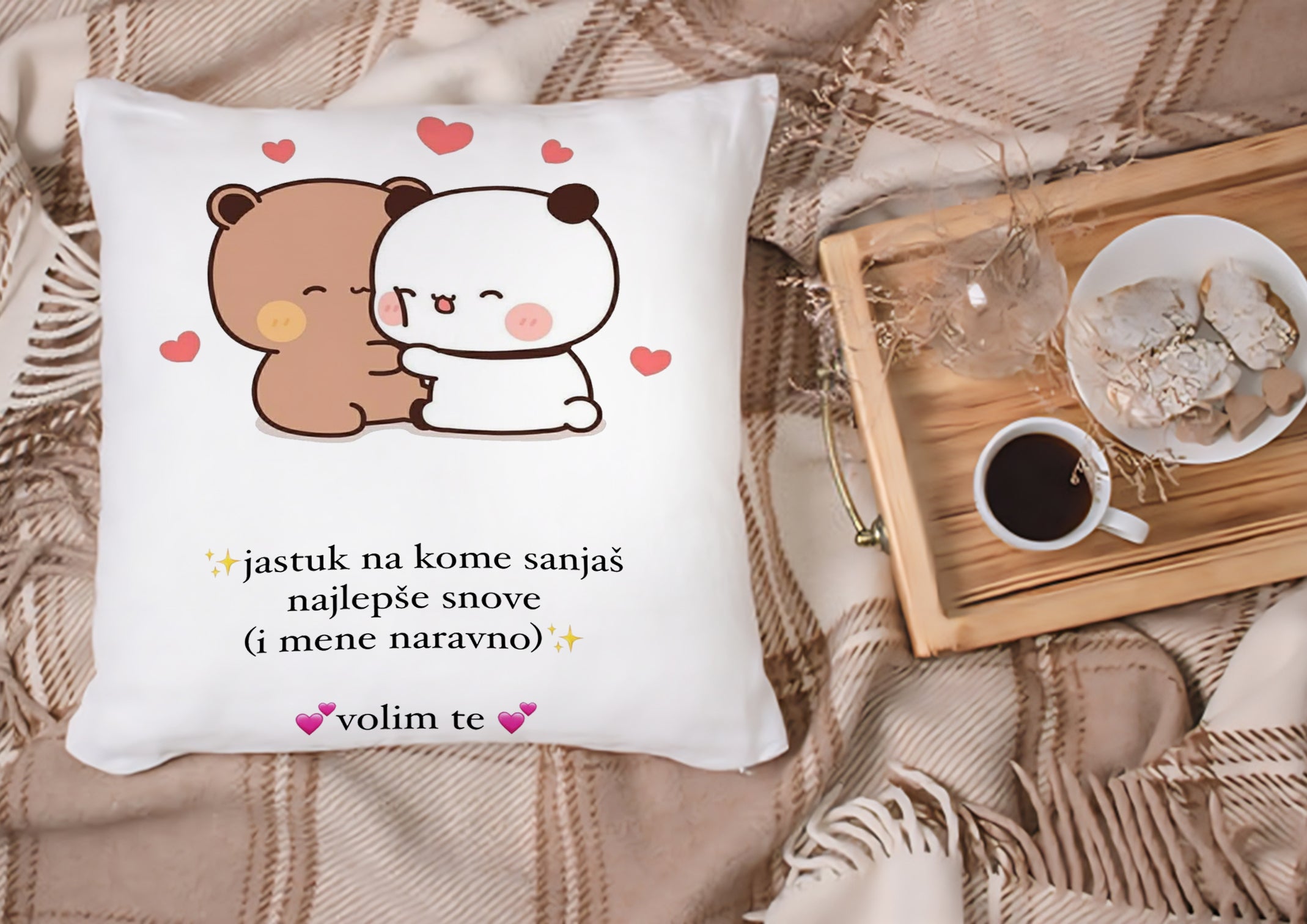 Jastuk sa štampom - Bubu & Dudu