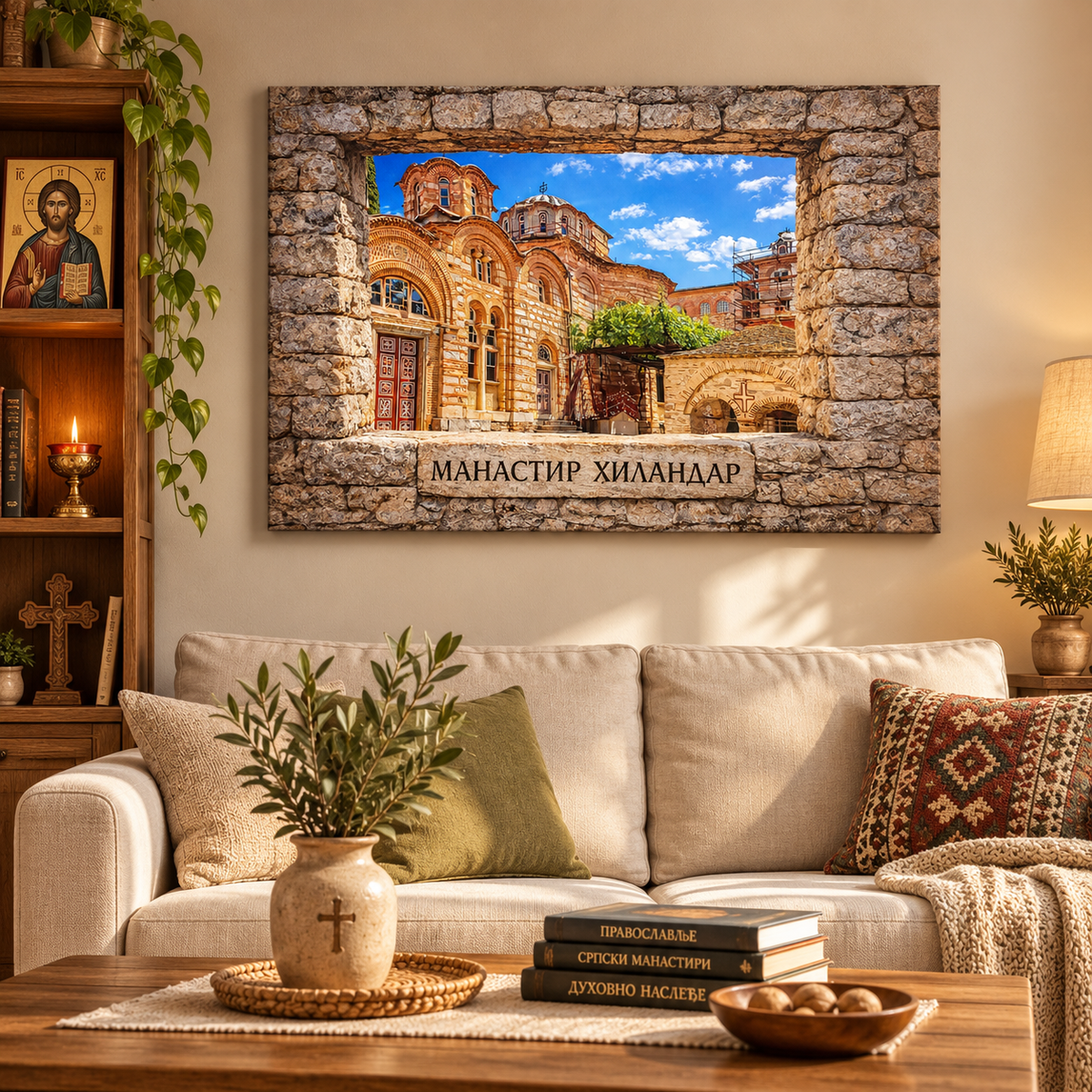 Manastir Hilandar – kanvas platno