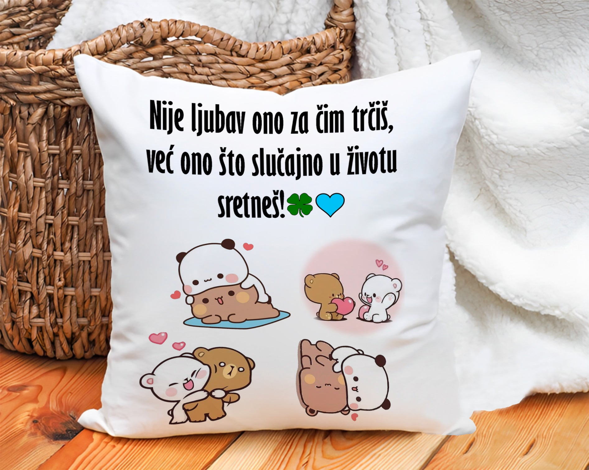 Jastuk sa štampom - Bubu & Dudu