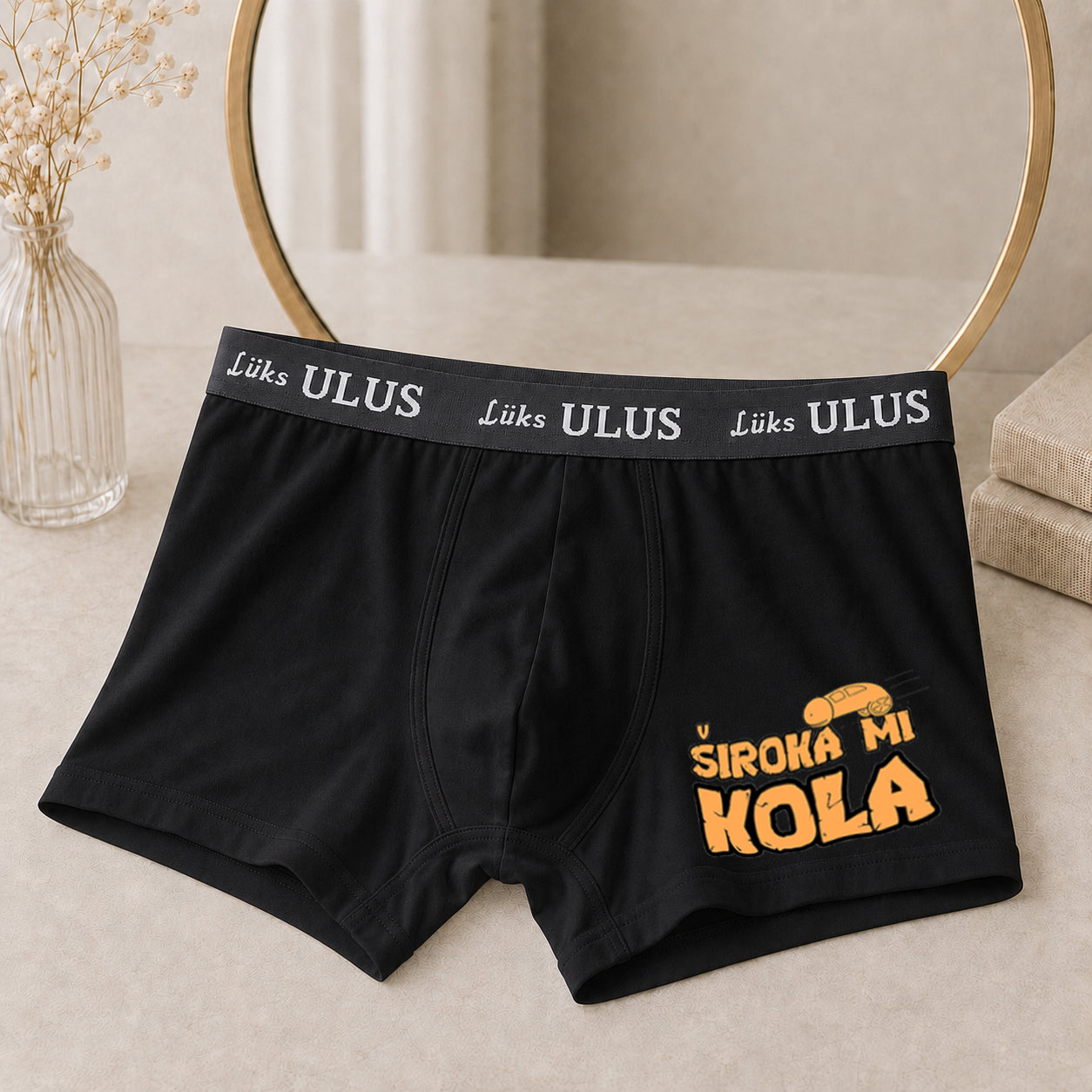 Široka mi kola a uska garaža - donji veš sa štampom