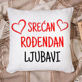 Jastuk „Srećan rođendan, ljubavi“