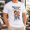 Tečo će da vas nauči svim nestašlucima – Majica za teču