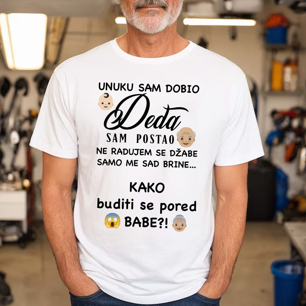 Unuku sam dobio, deda sam postao | Muška majica