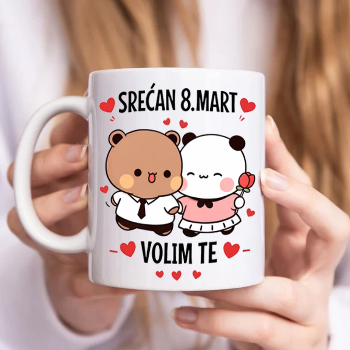 Srećan 8. mart, volim te | Šolja