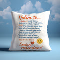 Volim te – srećan rođendan od trudne žene | Jastuk sa porukom