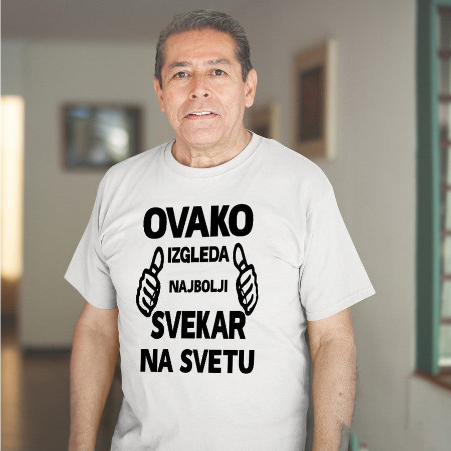 Muška majica „Ovako izgleda najbolji svekar na svetu“