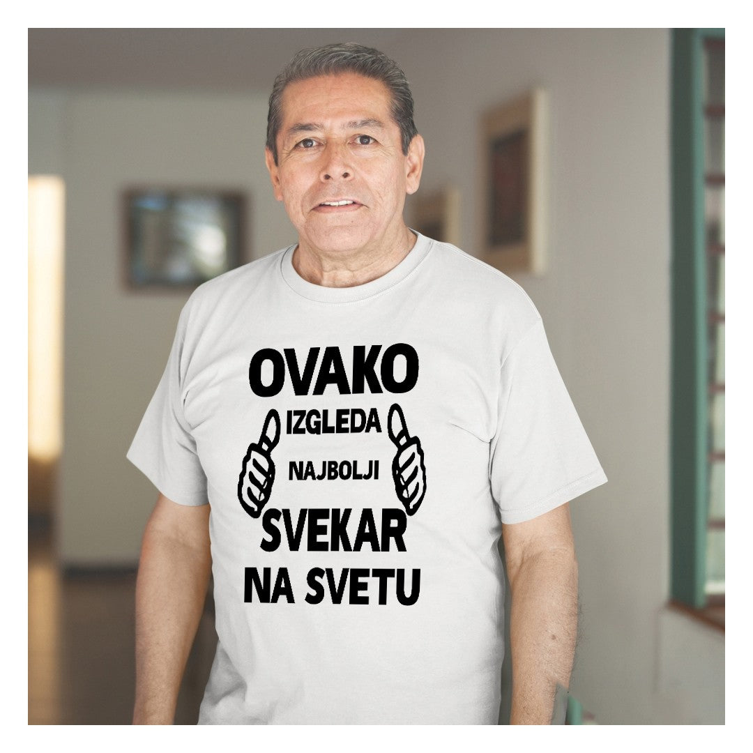 Muška majica „Ovako izgleda najbolji svekar na svetu“
