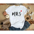 Ženska majica „Mrs“ sa srcem
