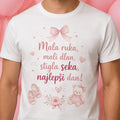 Muška majica „Mala ruka, mali dlan – stigla seka“