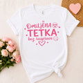 Ženska majica „Omiljena tetka bez rasprave“ – roze