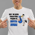 Personalizovana muška majica „Rodio se živi Luka“
