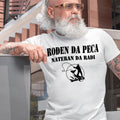 Muška majica „Rođen da peca, nateran da radi“