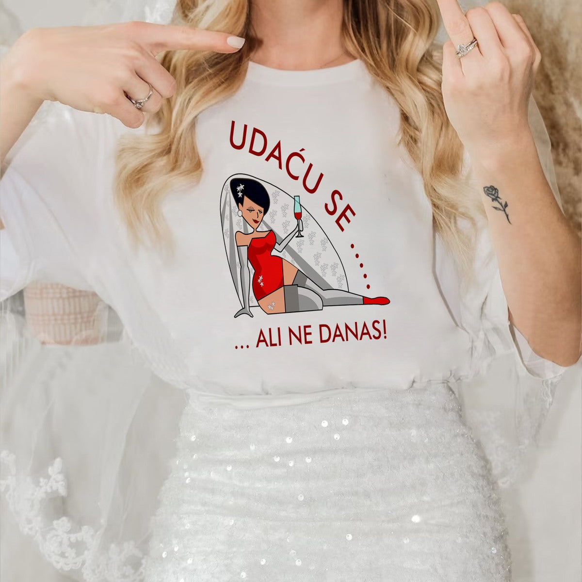 Ženska majica „Udaću se, ali ne danas“