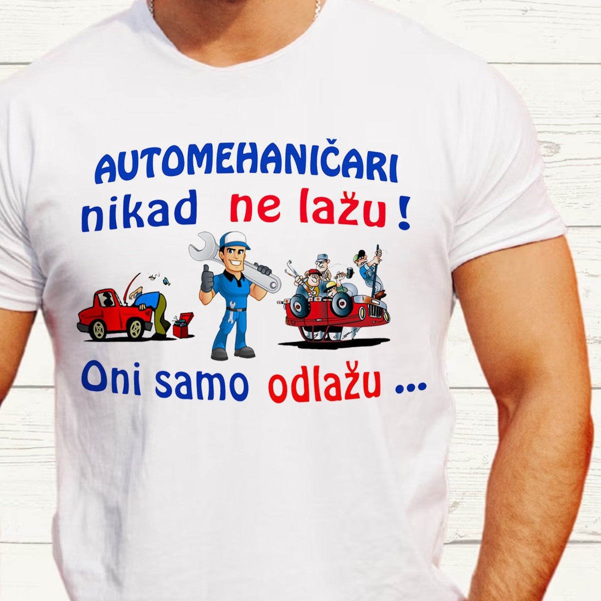 Muška majica „Automehaničari nikad ne lažu“