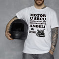 Muška majica „Motor u srcu, benzin u krvi“