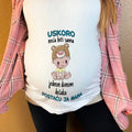 Majica za trudnice „Uskoro neću biti sama – postaću mama“