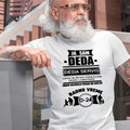 Bela majica Ja sam deda, šaljivi deda servis