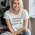 Ženska majica „Kuvam odlično, govorim malo, ne boli me glava“