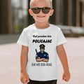 Dečija majica „Kad porastem biću policajac kao moj deda dragi“