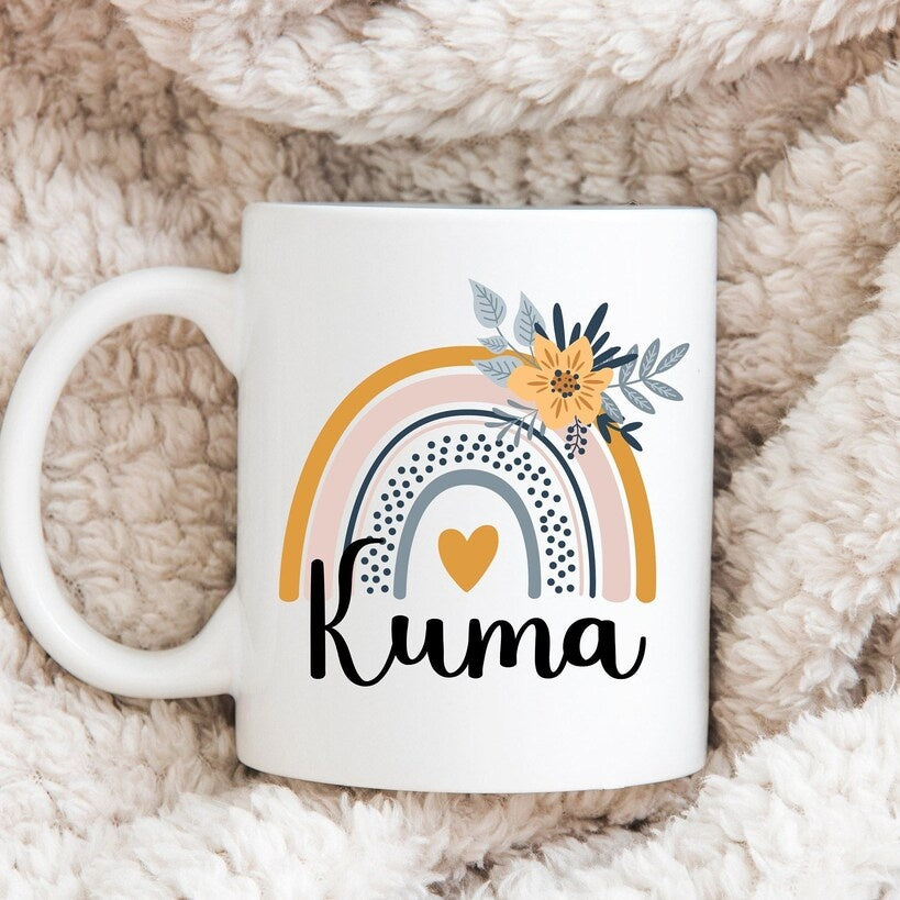 Šolja „Kuma“ sa cvetnim motivom