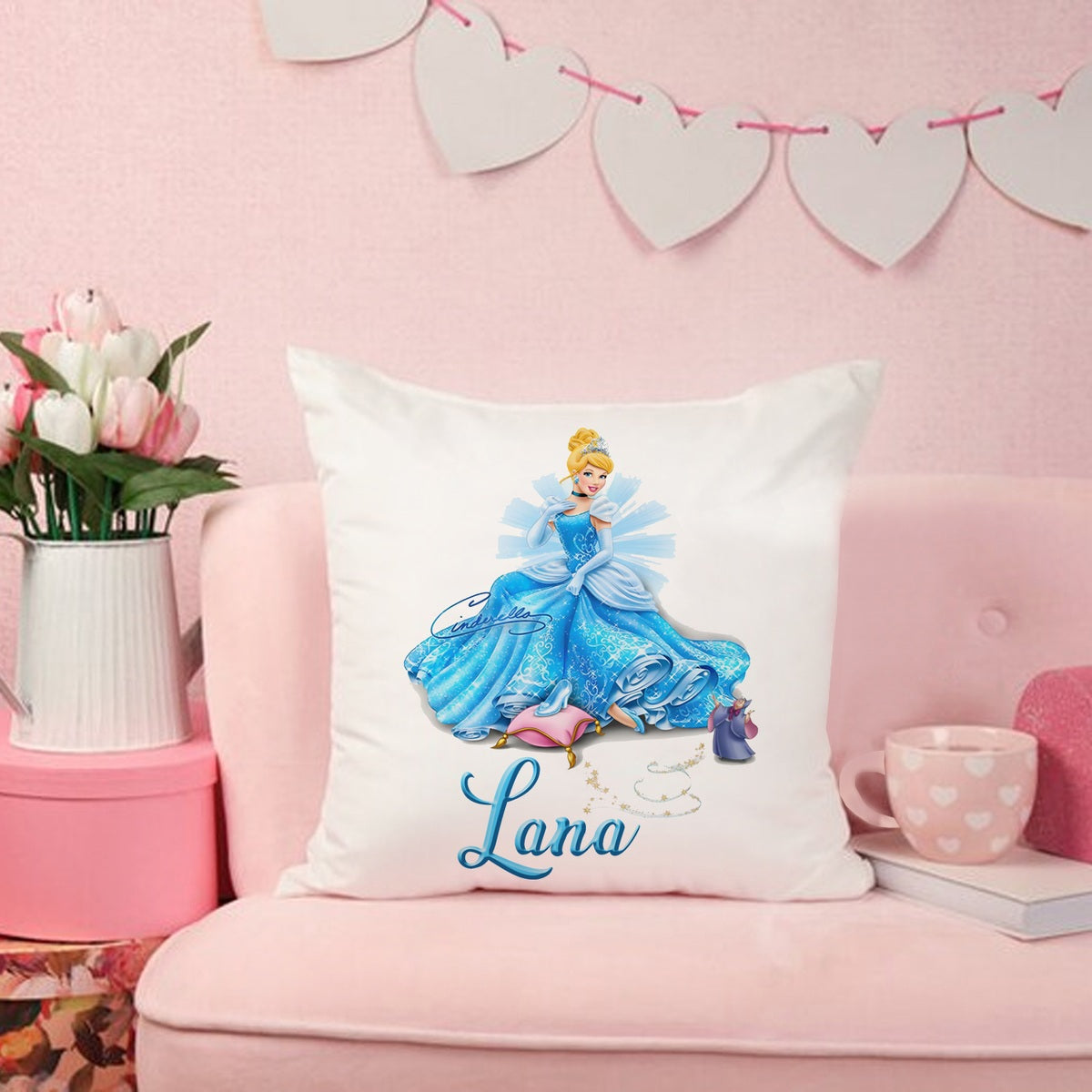 Personalizovani jastuk sa princezom i imenom