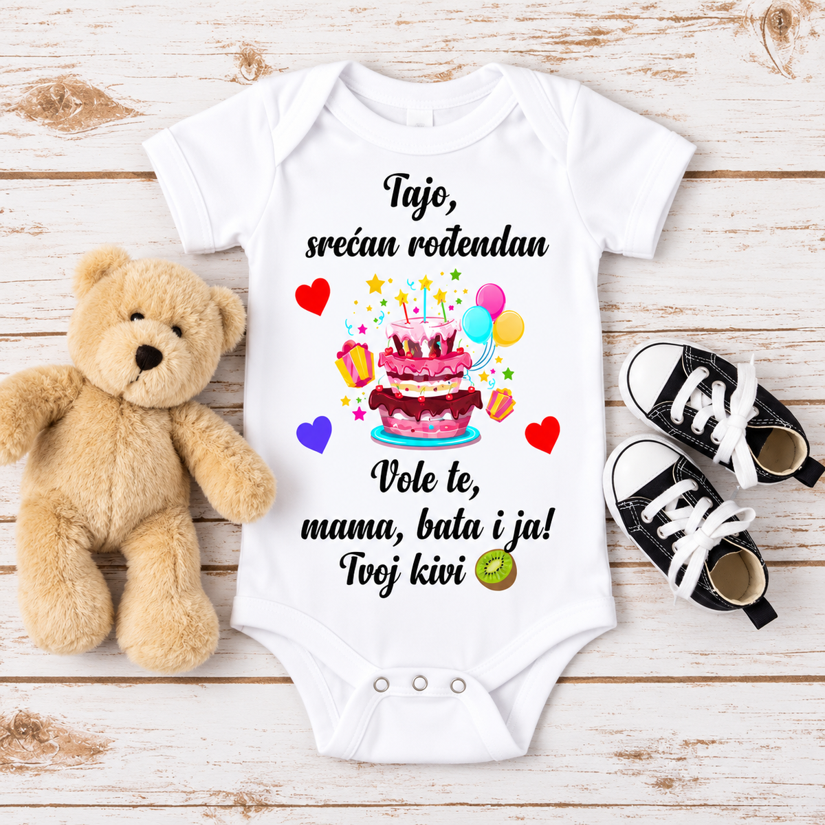 Bodić Tajo srećan rođendan – vole te mama, bata i ja