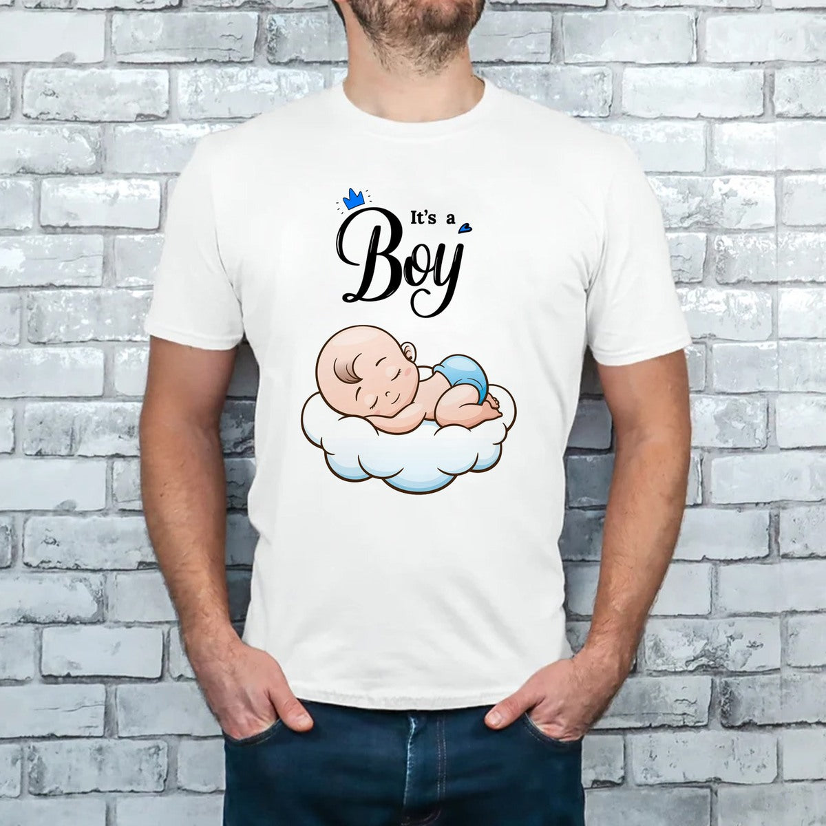 Muška majica „It's a boy“ – stiže dečak