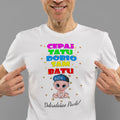 Personalizovana muška majica „Cepaj tatu – dobrodošao Pavle“