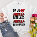 Personalizovana ženska majica „Da je Anđela biti lako“