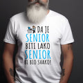Muška majica „Da je senior biti lako, senior bi bio svako“