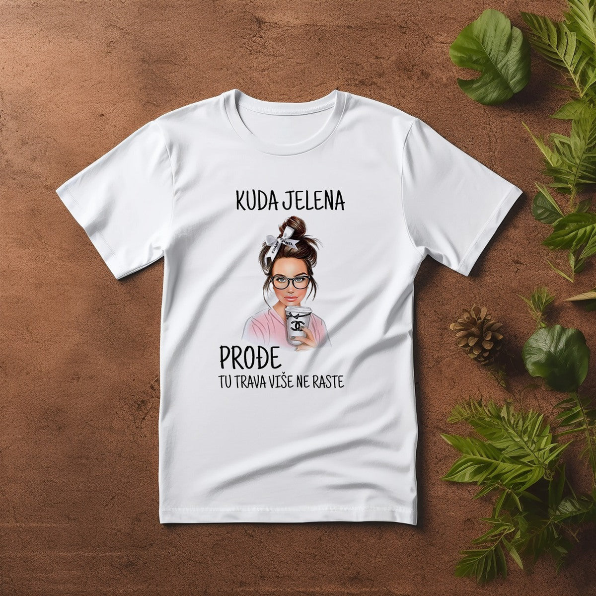 Personalizovana ženska majica „Kuda Jelena prođe“