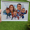 Porodica kao superheroji – porodična karikatura