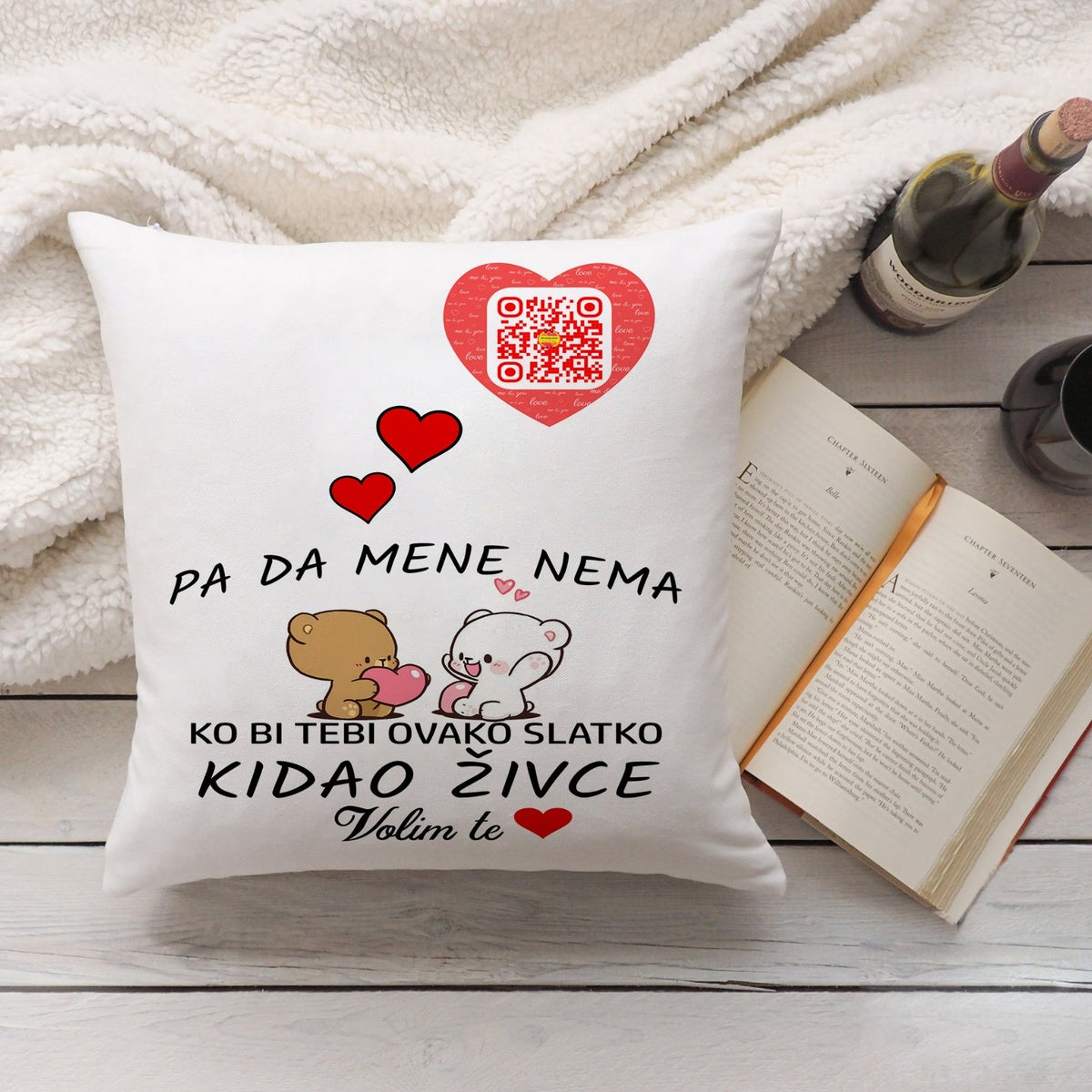 Pa da mene nema, ko bi tebi ovako slatko kidao živce | Jastuk sa štampom
