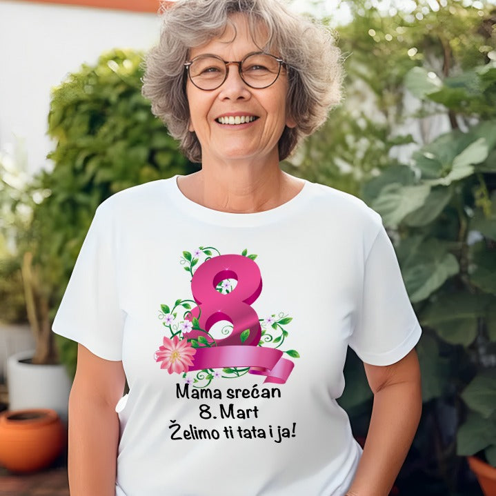 Majica „Mama, srećan rođendan“