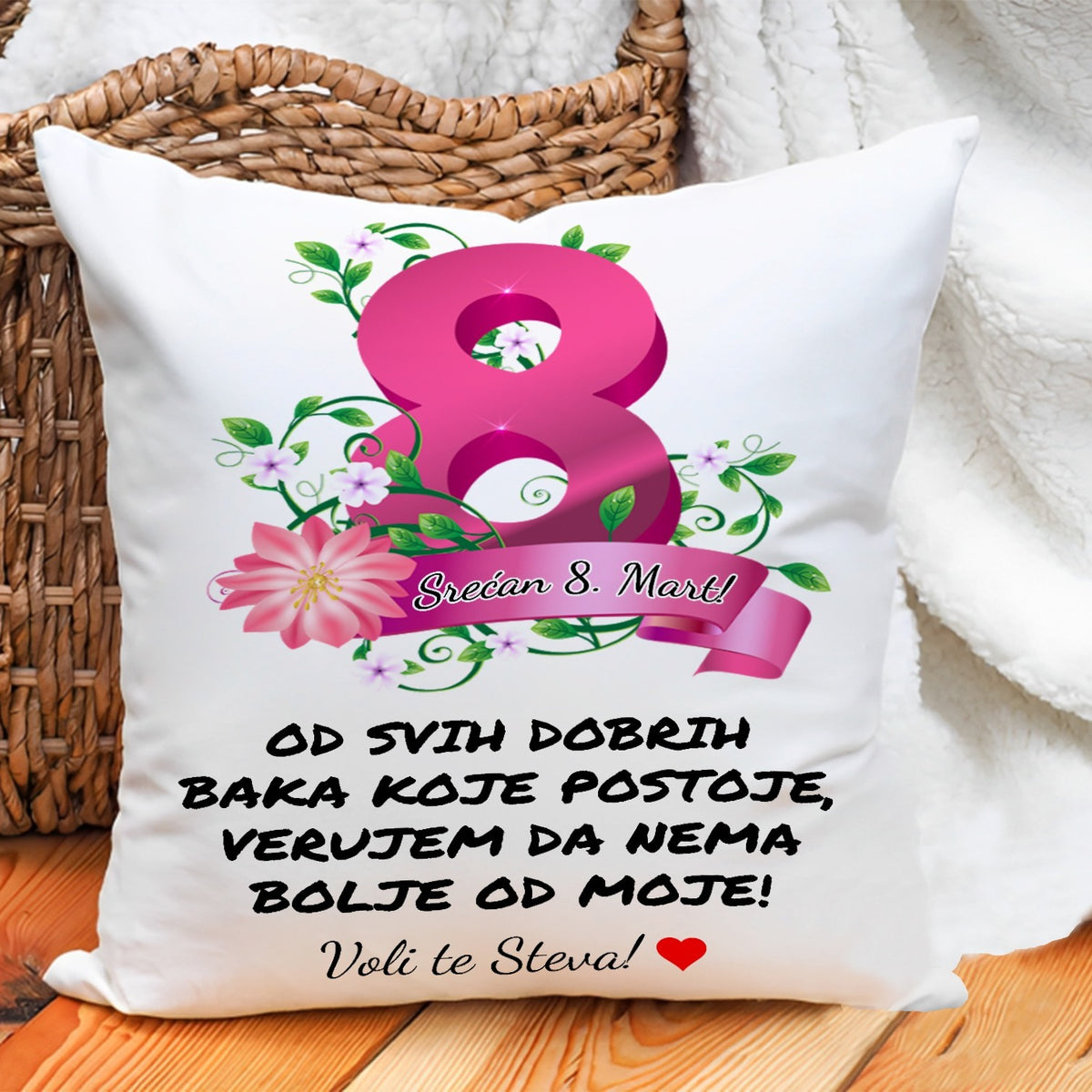 Jastuk za baku „Od svih dobrih baka koje postoje“