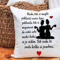 Jastuk sa posvetom za prijateljicu