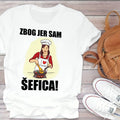Majica „Zbog jer sam šefica“