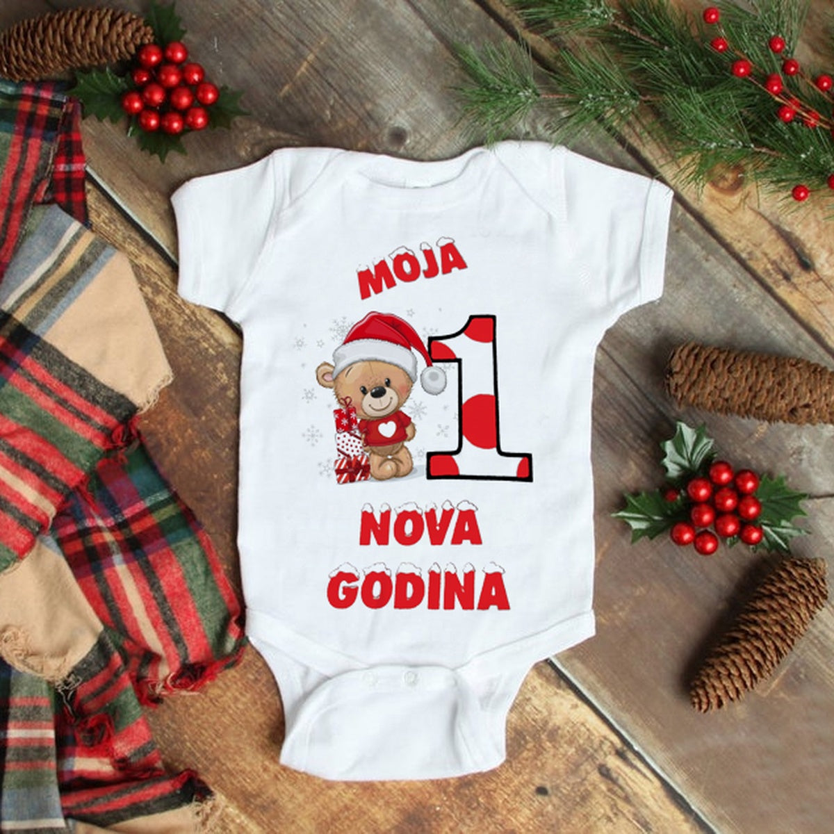 Moja prva Nova godina – broj 1 | Bodić za bebe