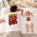 Komplet za tatu i bebu „Super tata i super beba“