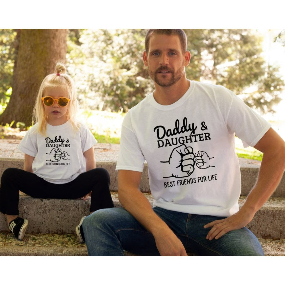 Majice za tatu i ćerku „Daddy & Daughter – Best Friends for Life“