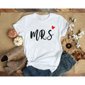 Ženska majica „Mrs“ – srce
