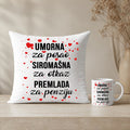 Jastuk „Umorna za posao, siromašna za otkaz“